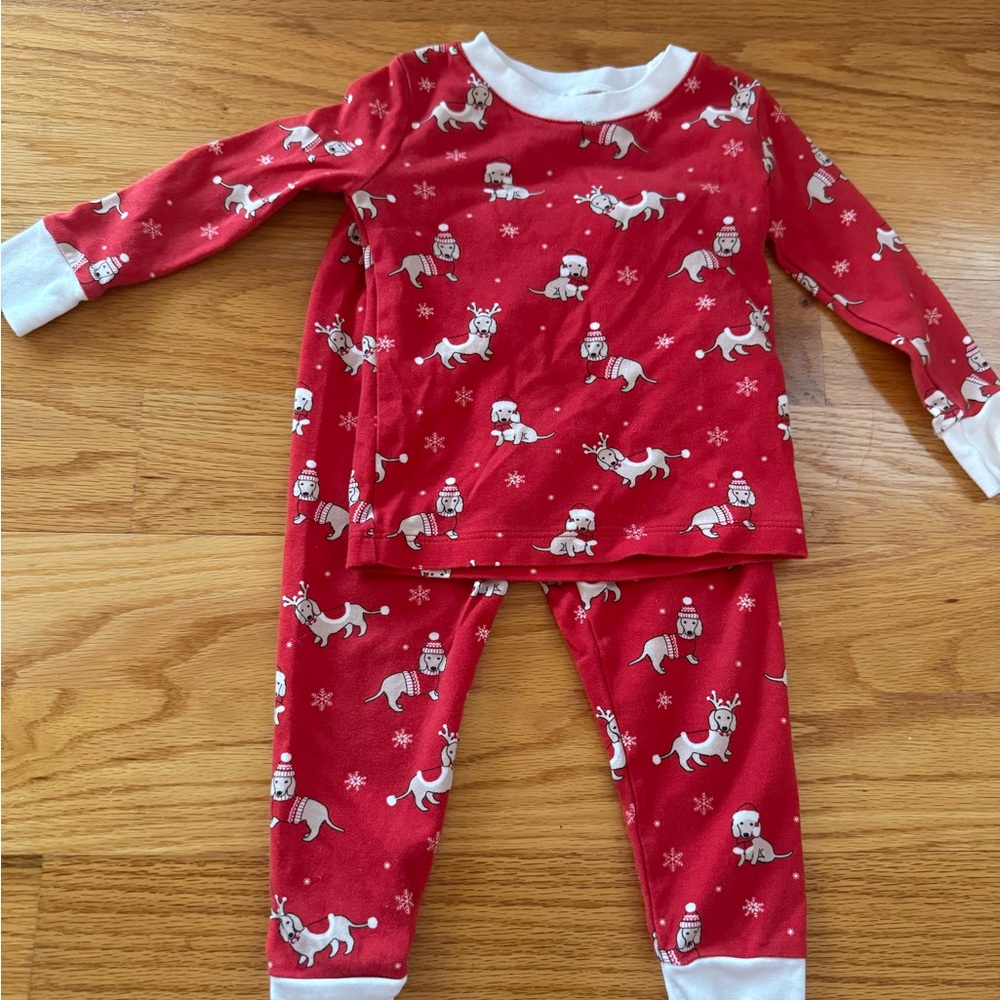 Red Reindeer Kids Pajamas